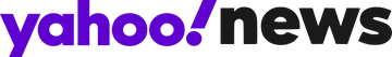 Yahoo News logo, purple and black on white.